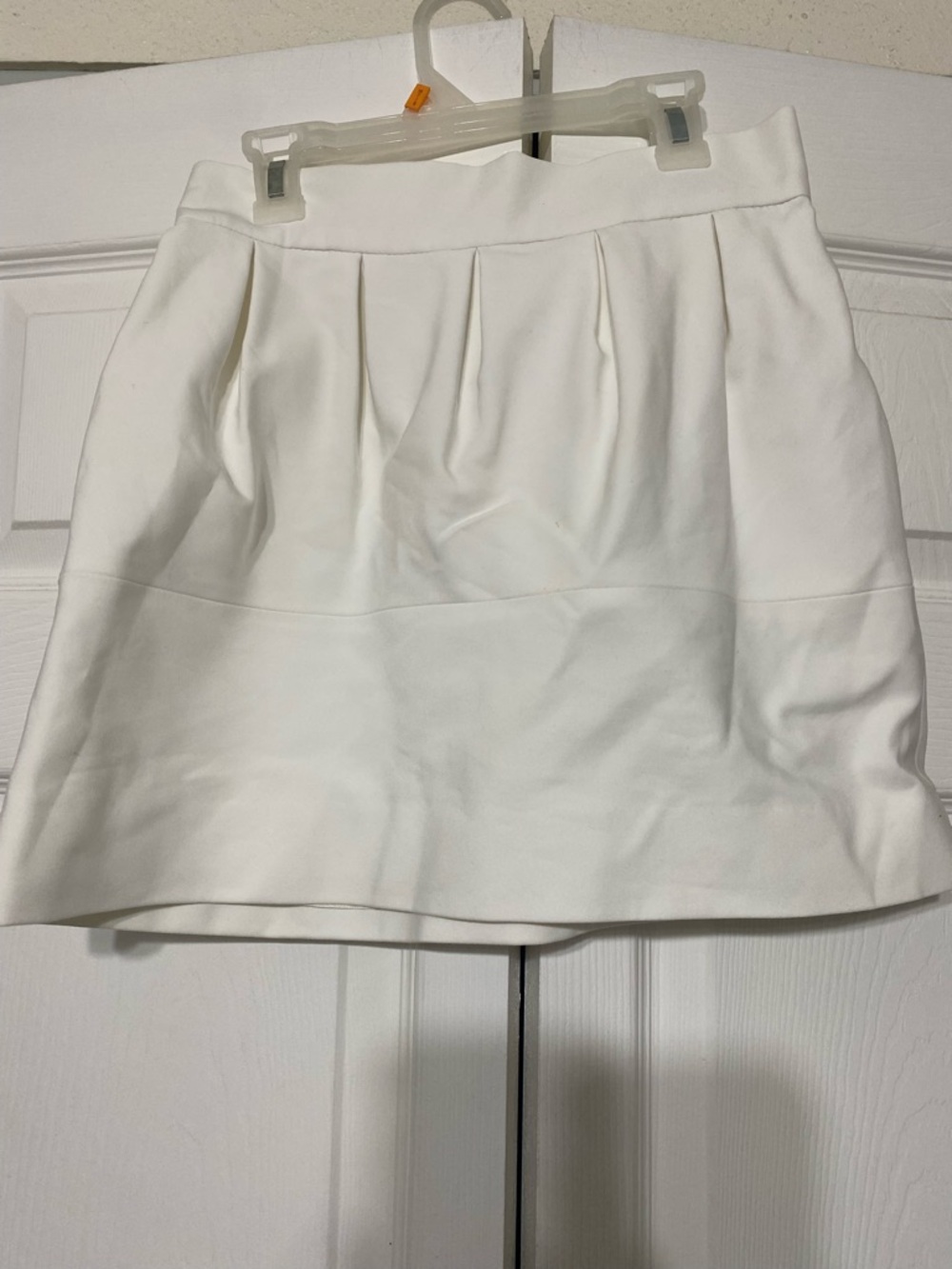 Zara Basic White pegged mini skirt size S